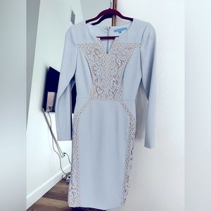 Antonio Melani baby blue lace dress